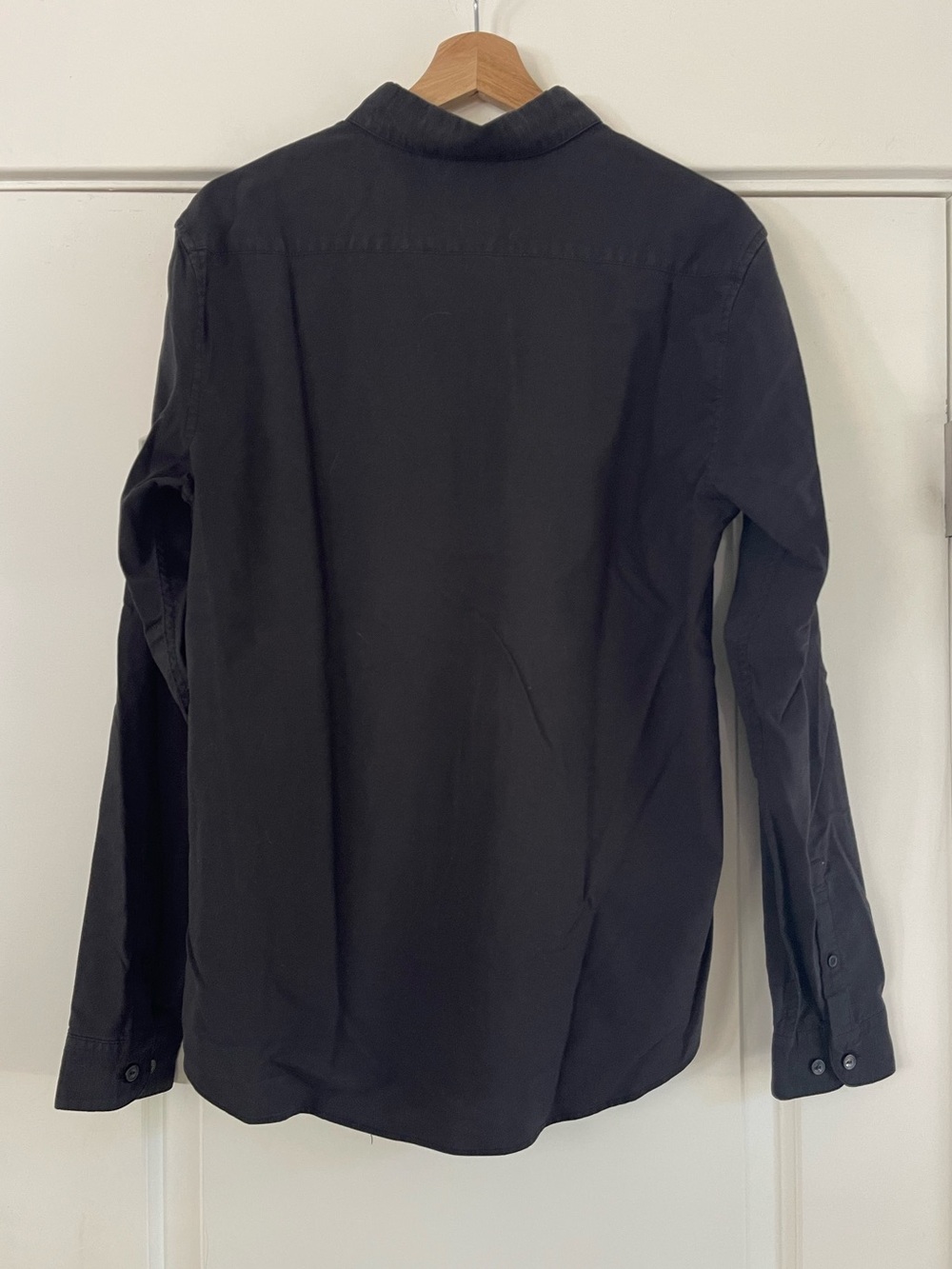 RVCA Slim Fit Black Button Up - M - Picture 3 of 4